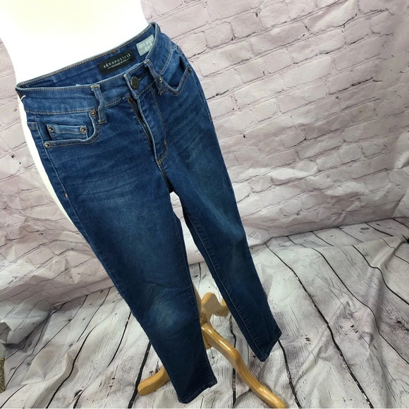 Aeropostale high waisted jeggings women's 000short - Picture 1 of 8